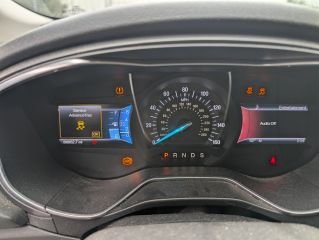 2013 Ford Fusion Titanium - Interior Dashboard With Vehicle Running Image